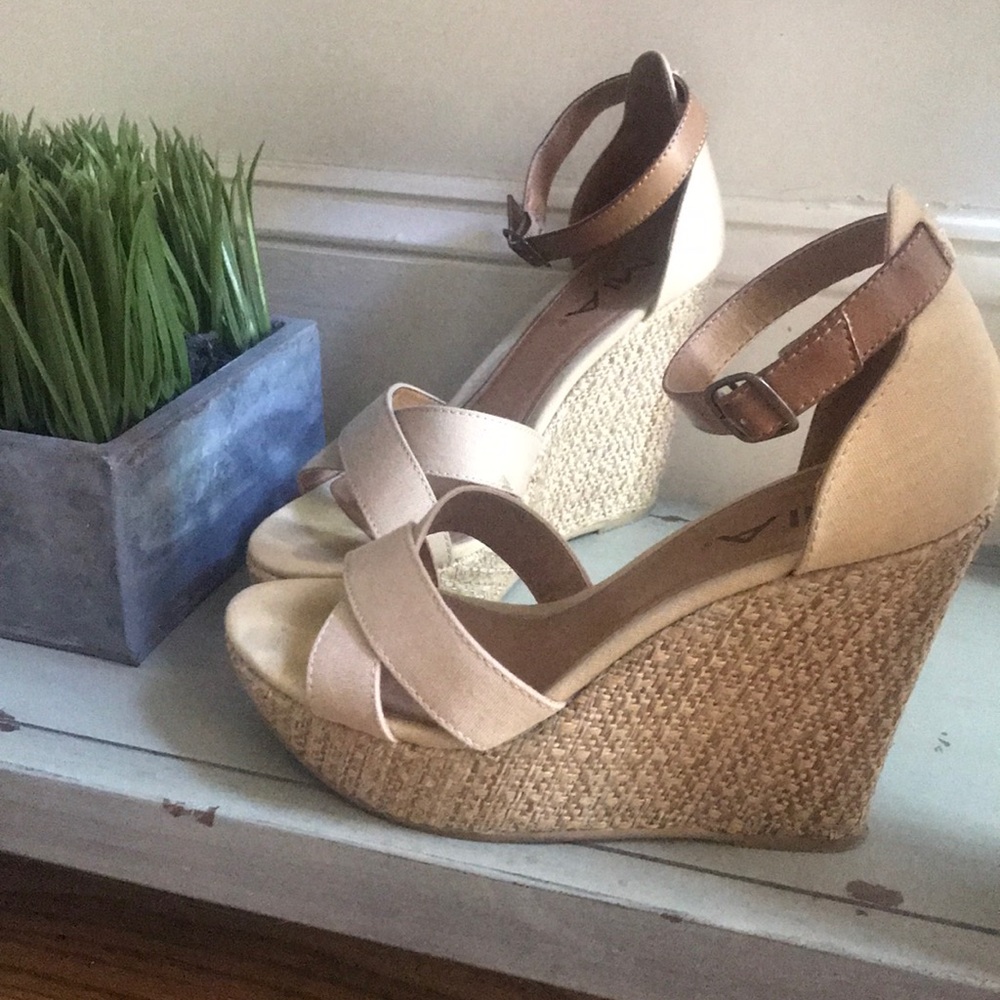 MIA espadrille platform wedge